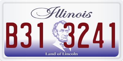 IL license plate B313241