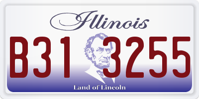 IL license plate B313255