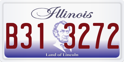 IL license plate B313272