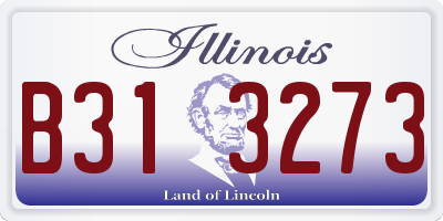 IL license plate B313273