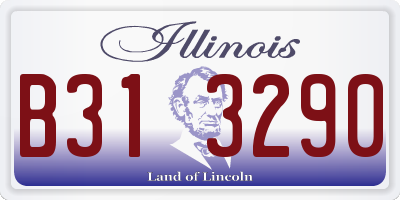 IL license plate B313290