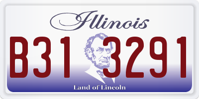 IL license plate B313291