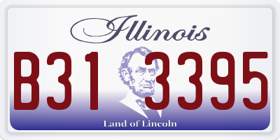 IL license plate B313395