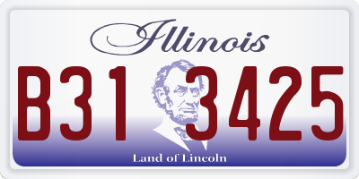 IL license plate B313425
