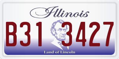 IL license plate B313427