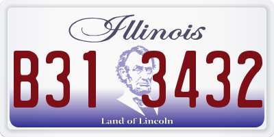 IL license plate B313432