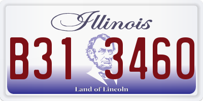 IL license plate B313460