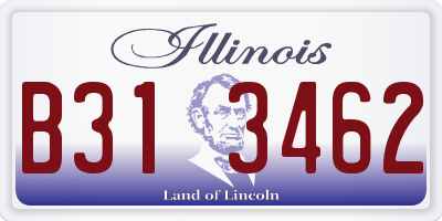 IL license plate B313462