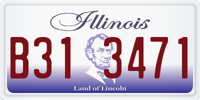 IL license plate B313471