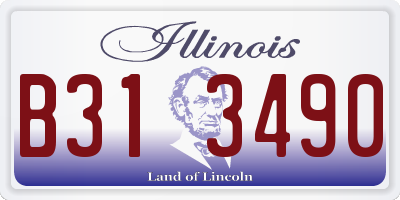 IL license plate B313490