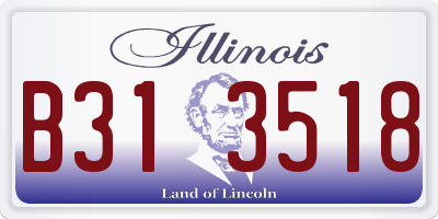 IL license plate B313518