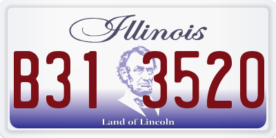 IL license plate B313520