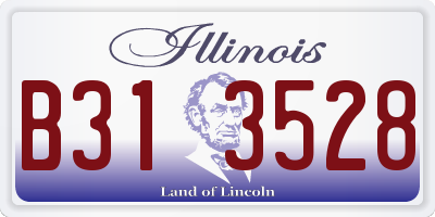 IL license plate B313528