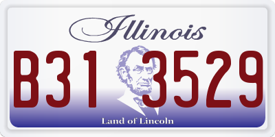 IL license plate B313529