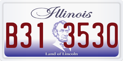 IL license plate B313530