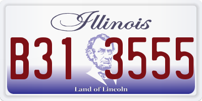 IL license plate B313555