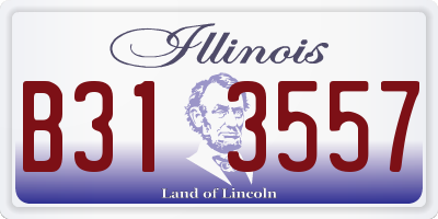 IL license plate B313557
