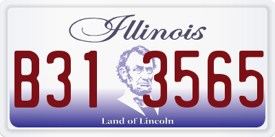 IL license plate B313565