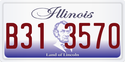 IL license plate B313570