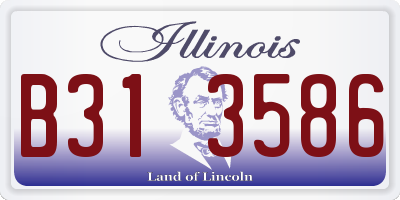 IL license plate B313586