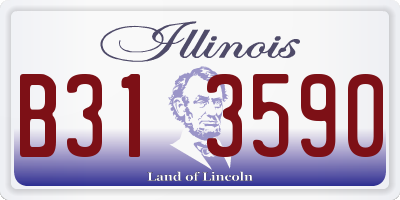 IL license plate B313590