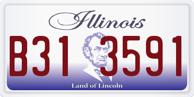 IL license plate B313591
