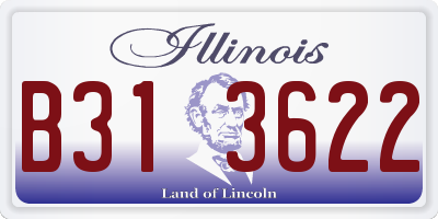 IL license plate B313622