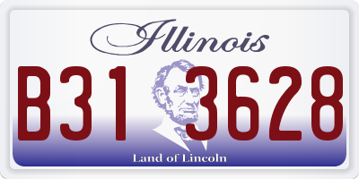 IL license plate B313628