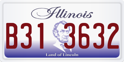 IL license plate B313632