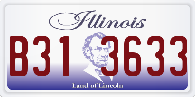 IL license plate B313633