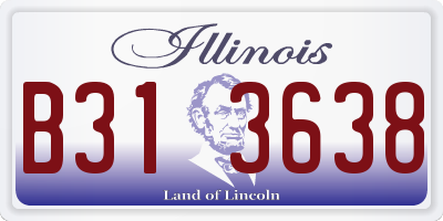 IL license plate B313638