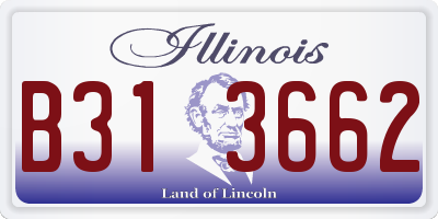 IL license plate B313662