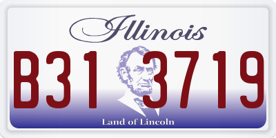 IL license plate B313719