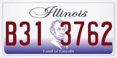 IL license plate B313762