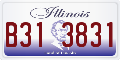 IL license plate B313831