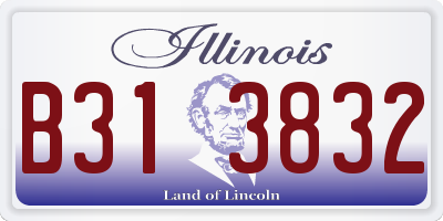 IL license plate B313832