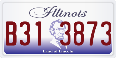 IL license plate B313873