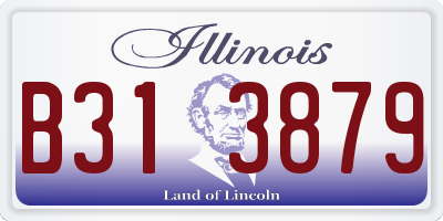 IL license plate B313879