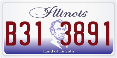 IL license plate B313891