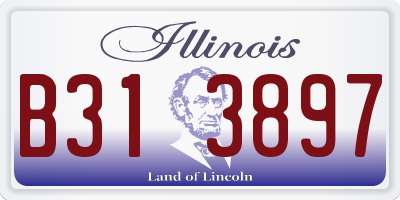 IL license plate B313897