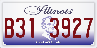 IL license plate B313927