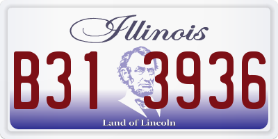 IL license plate B313936