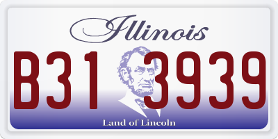 IL license plate B313939