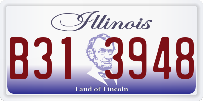 IL license plate B313948