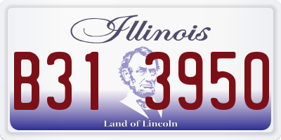 IL license plate B313950