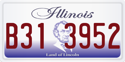 IL license plate B313952