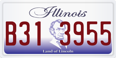 IL license plate B313955