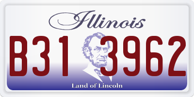 IL license plate B313962