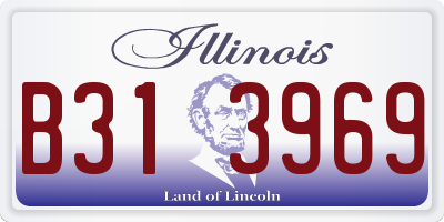 IL license plate B313969