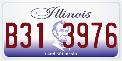 IL license plate B313976